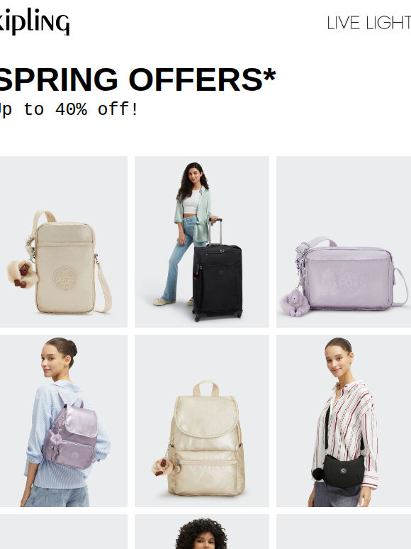 Spring offers 🌸 Up to 40% off!