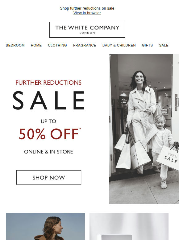 Up to 50% off spring favourites