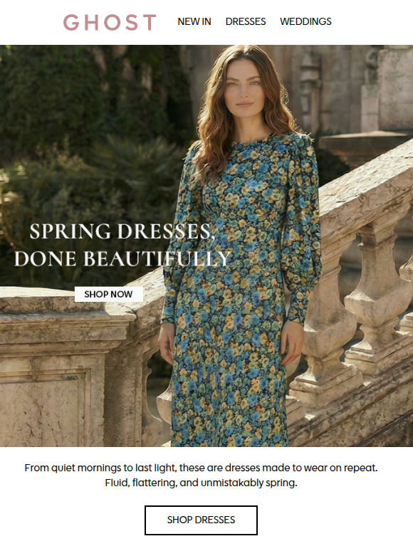 Spring, In Dresses