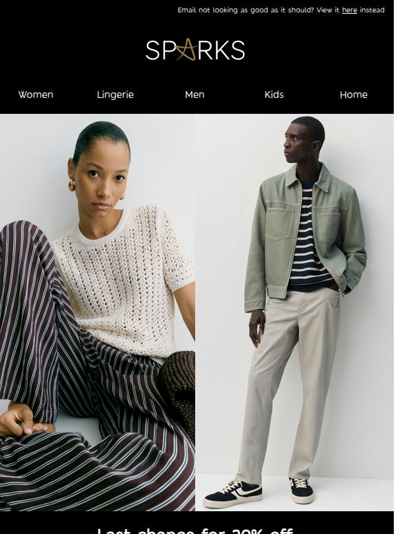 Your 20% off = nearly gone