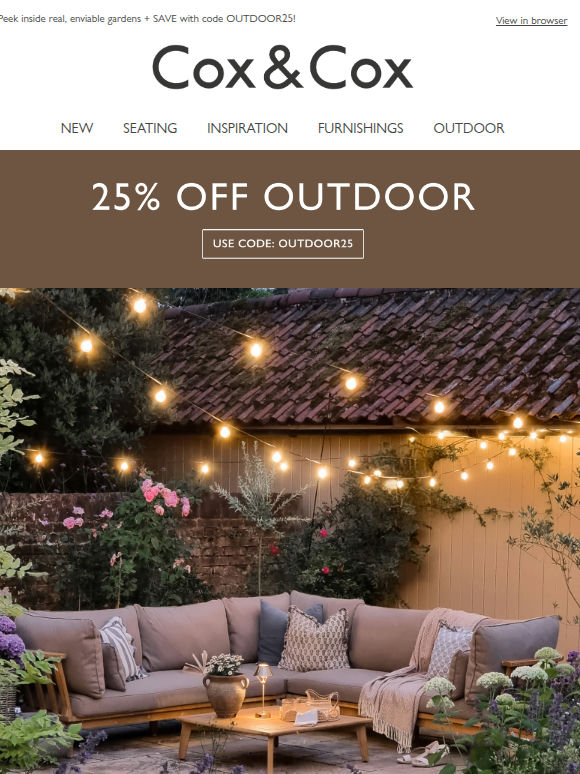 Our customers love these top selling pieces | 25% OFF outdoor ends soon!