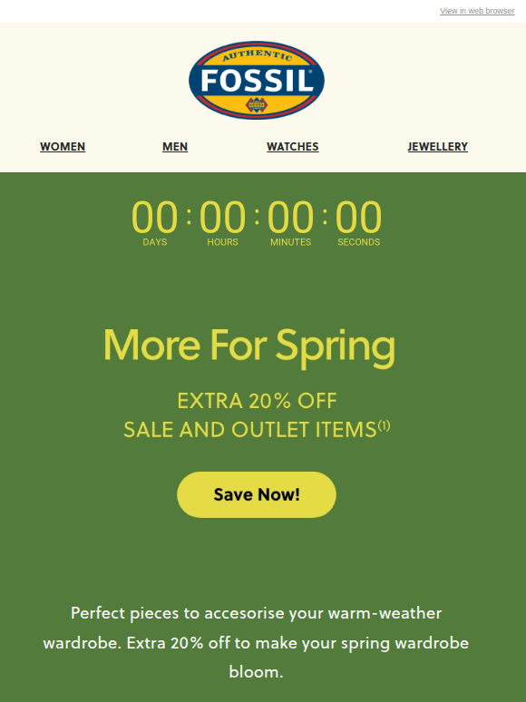 🌷 Goodbye Spring Savings 👋 20% Extra Off Ends