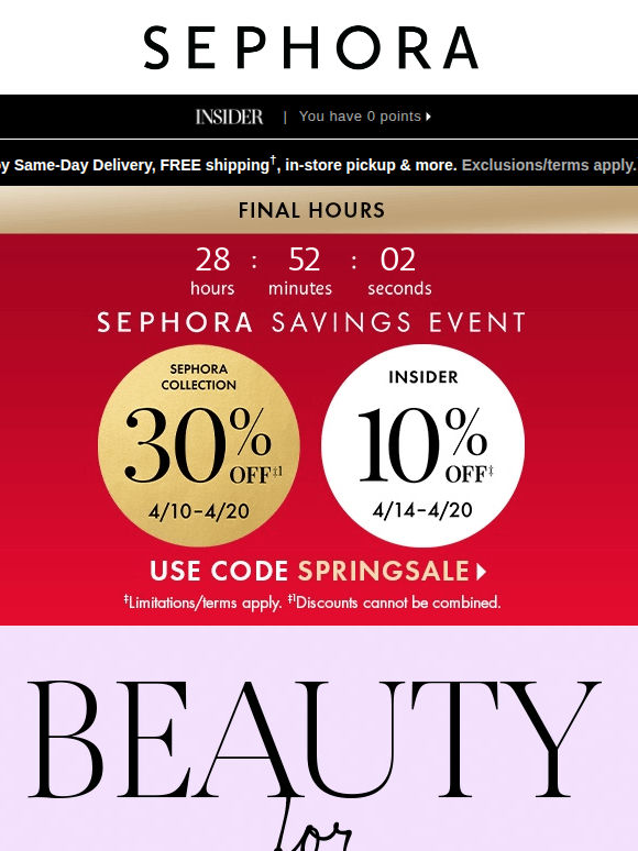 ⚠️ 10% off ends SOON, Insider