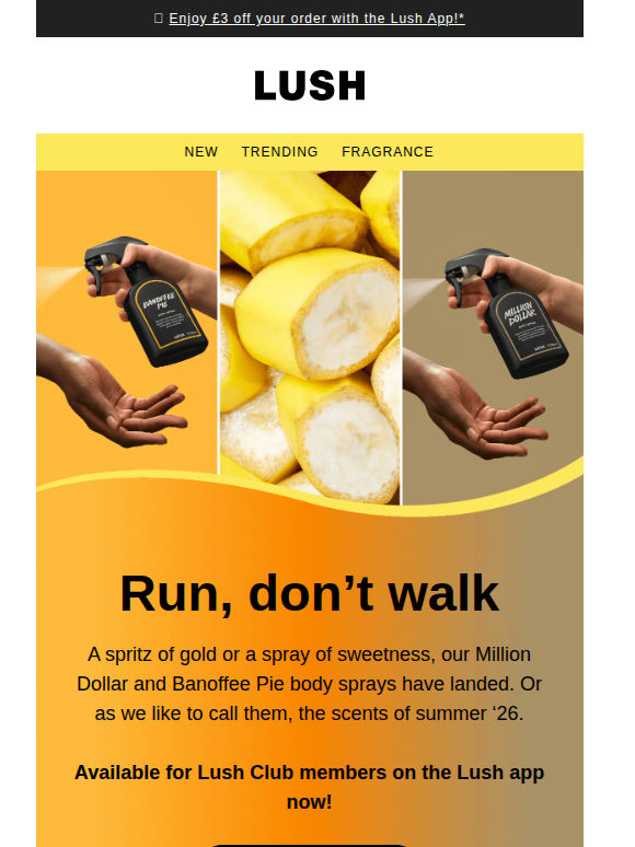 Two new body sprays