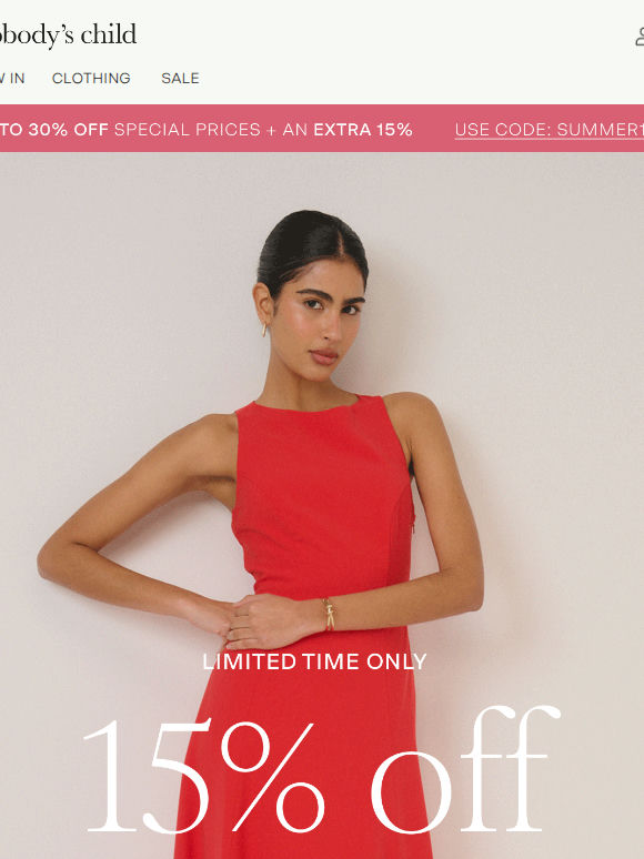 15% off your RSVP outfit