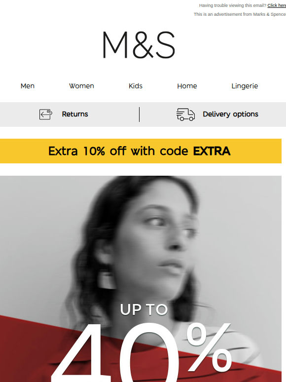 Adam, your 40% off offer is still here...
