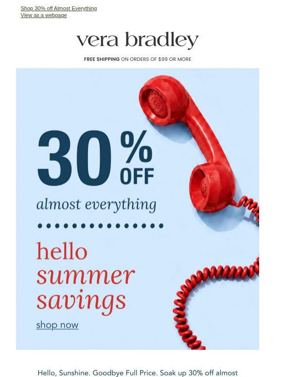 30% off ALMOST EVERYTHING!