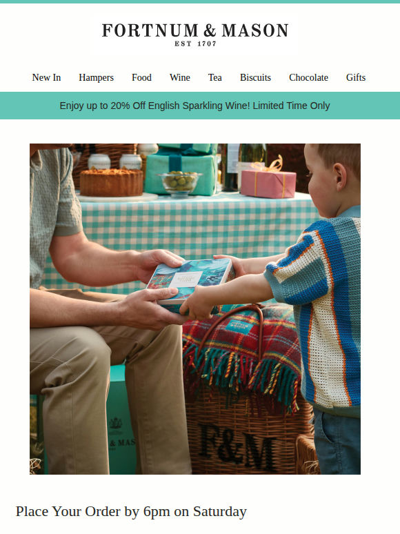 Only 24 Hours Left for Father's Day Delivery!