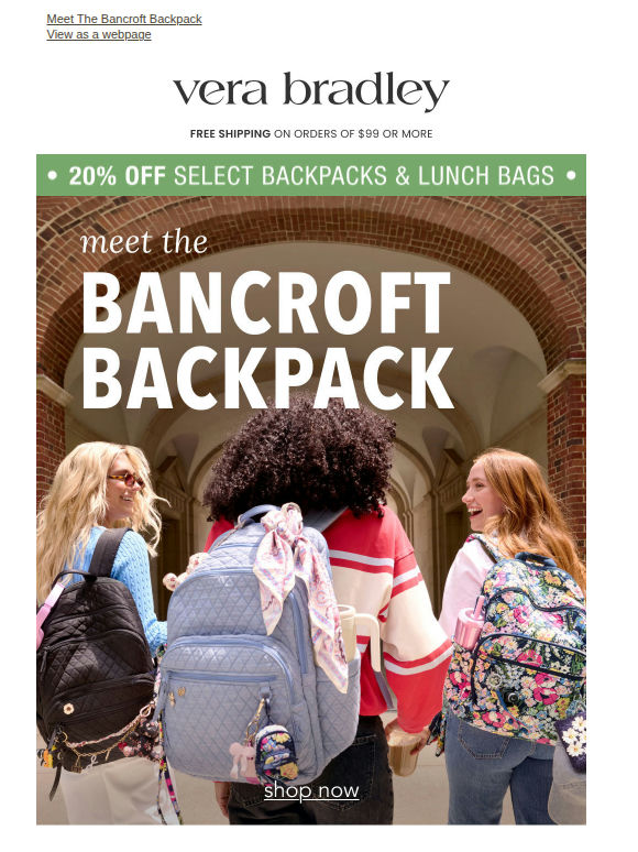 Meet the Bancroft Backpack 🎒🖤