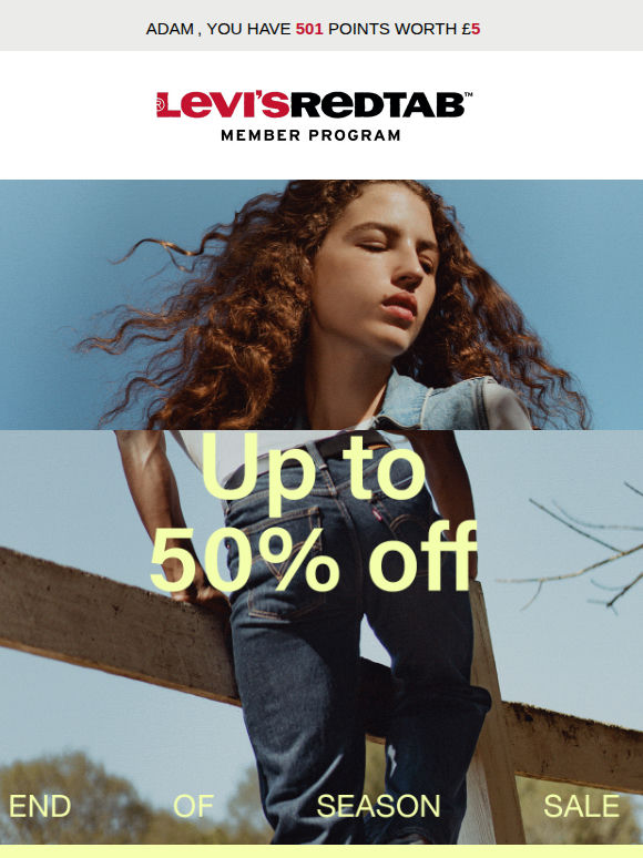 Don't miss out - Up to 50% off