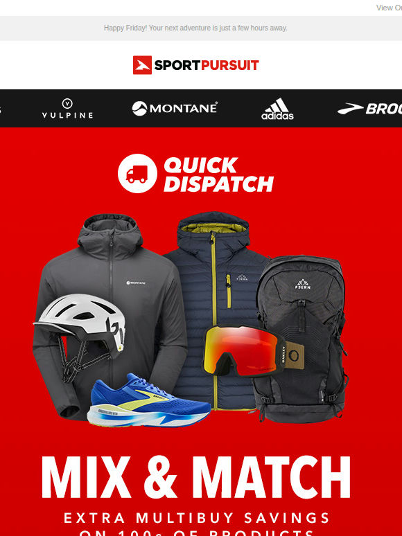 Mix & Match - Extra 20% Off featuring Adidas, Sportful, Oakley and more