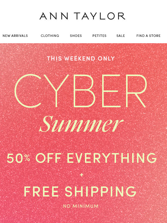 Every Single Thing Is 50% Off (With FREE Shipping)*