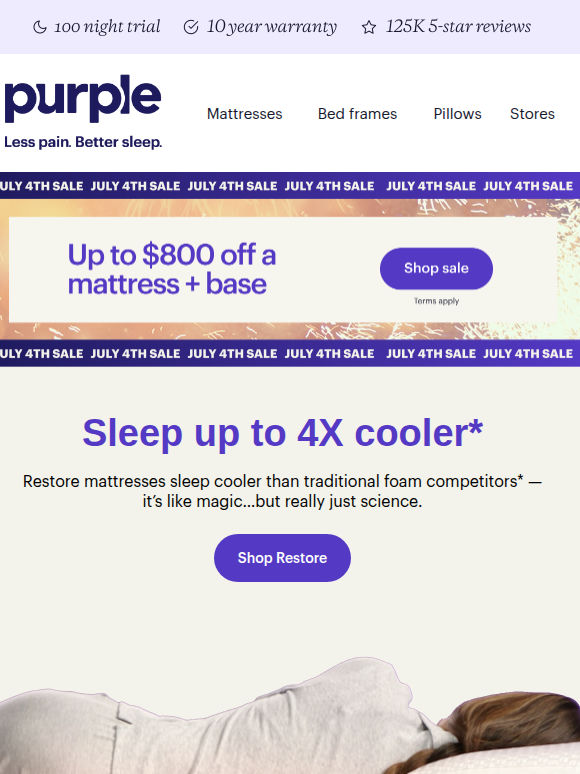 Hot take: you should be sleeping cooler 🧊