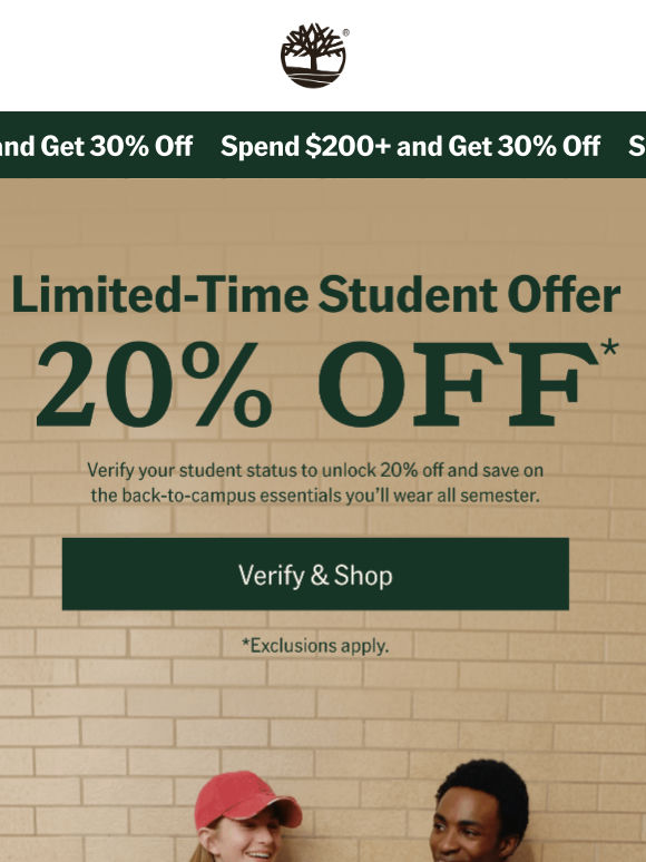 Get 20% Off for Students*