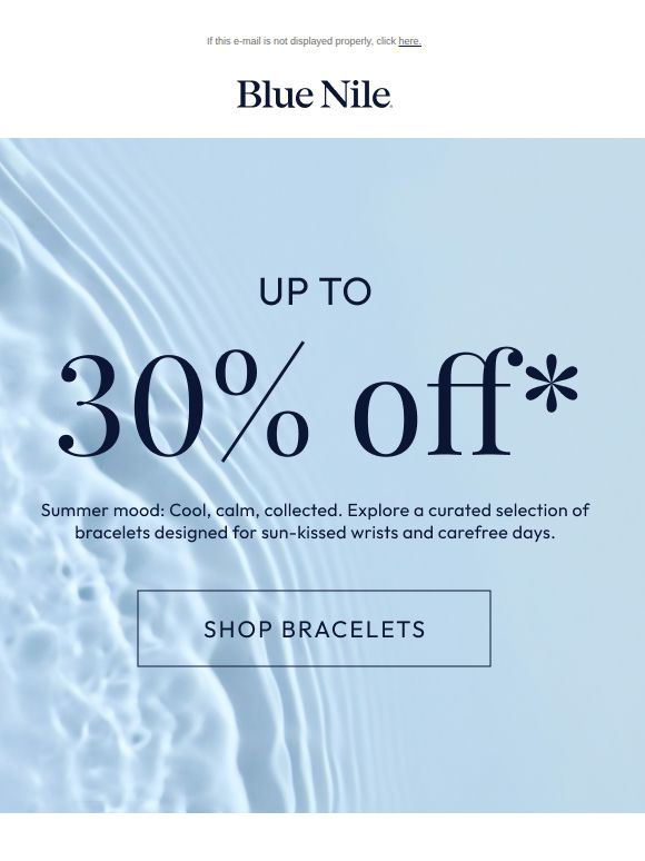Up to 30% Off* Select Bracelets