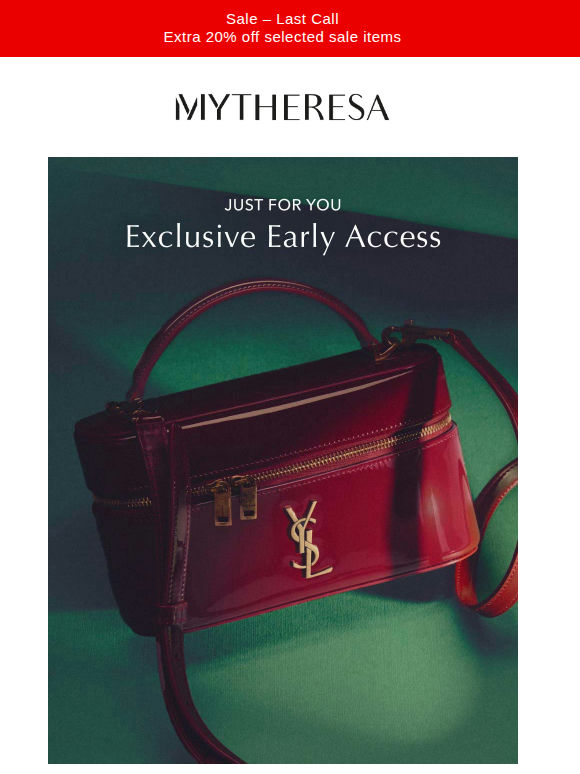 Exclusive early access: Saint Laurent, The Row, Valentino Garavani