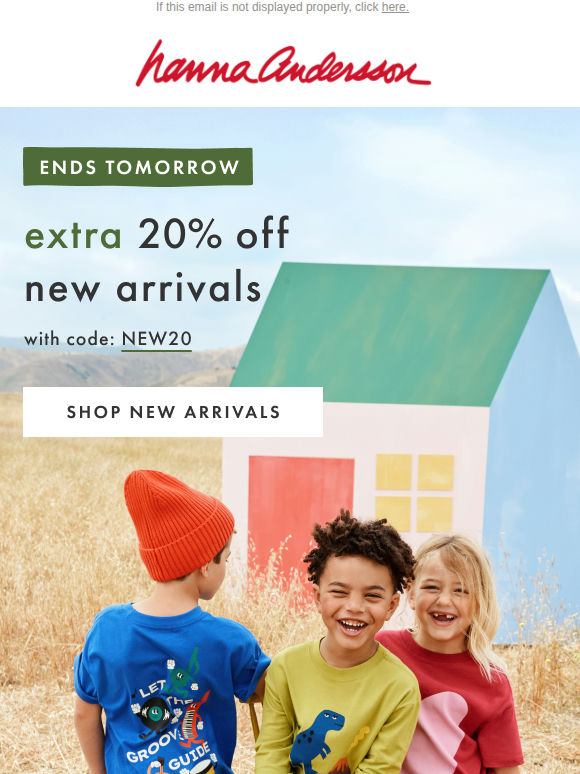 🎉 EXTRA 20% Off NEW Styles