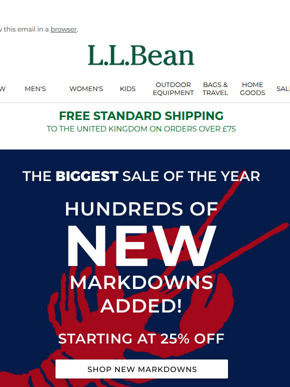 25% OFF New Markdowns (or More!)