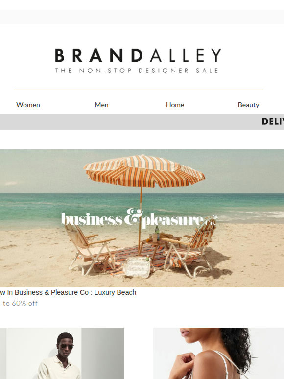 Just Dropped! 60% Off Business & Pleasure Co, Boss & Morphy
Richards