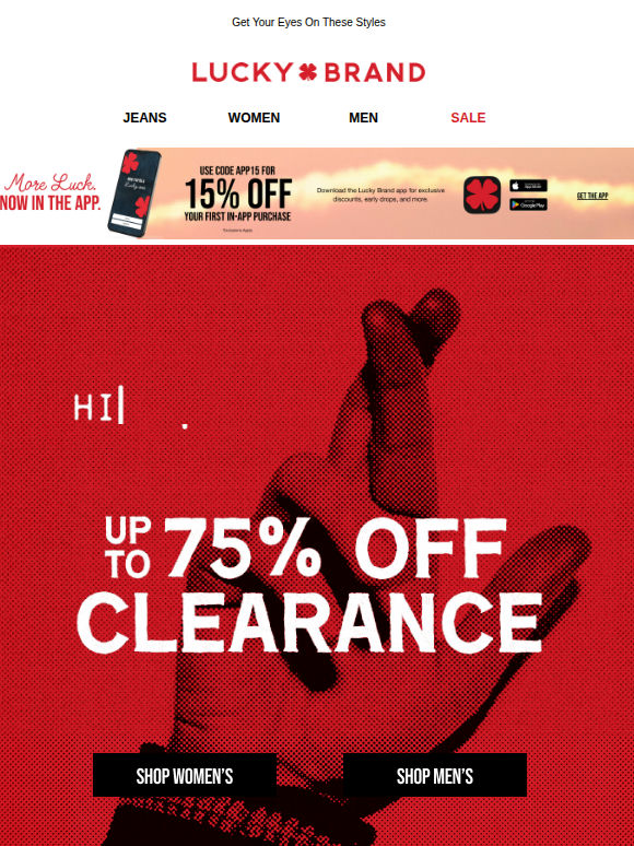 HURRY‼️ Shop Up To 75% Off Clearance