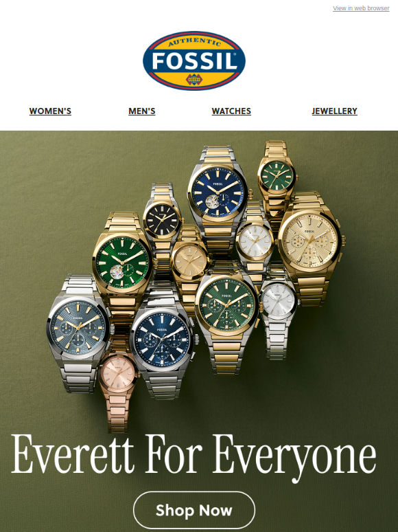 Your Size. Your Colour. Your Everett.