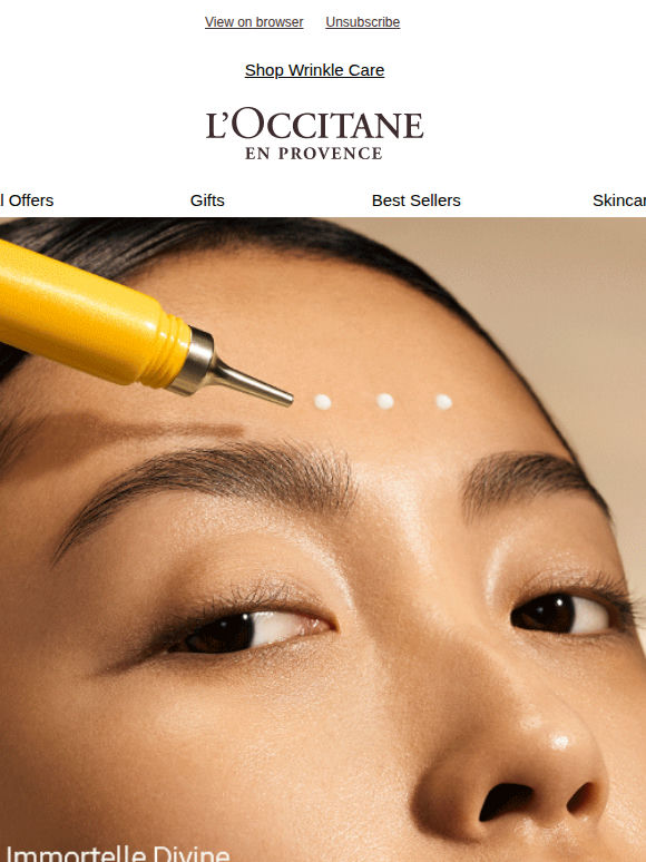 Meet the NEW Immortelle Divine Targeted Wrinkle Care