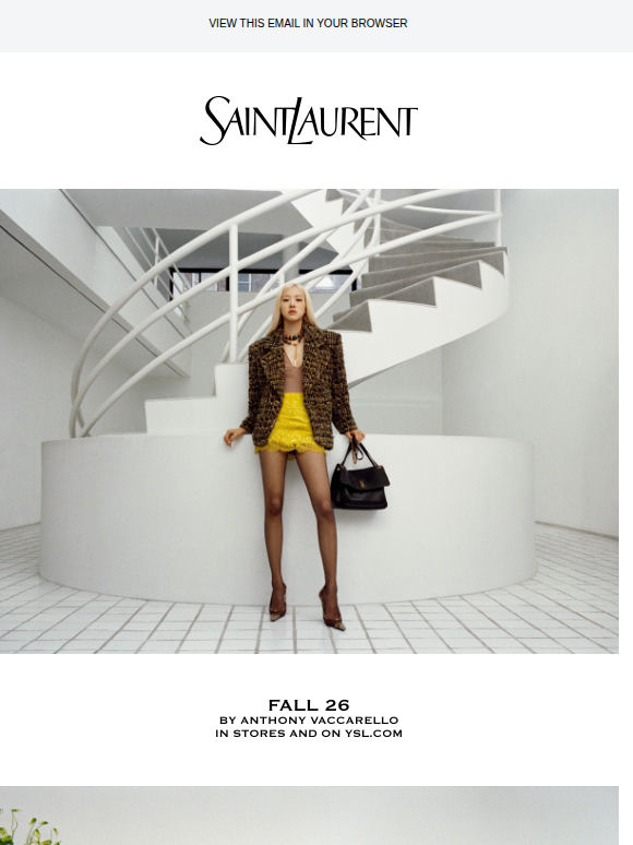 Fall 26 by Anthony Vaccarello