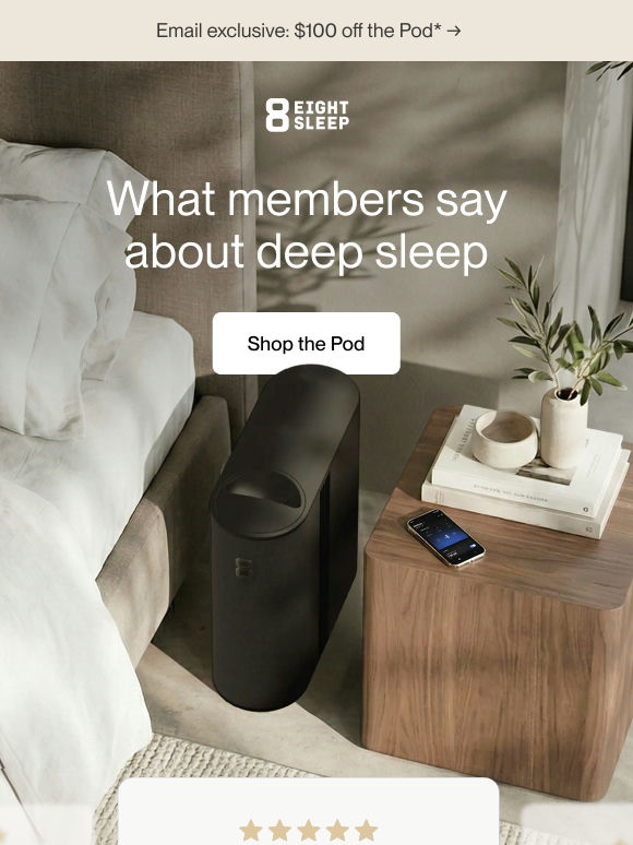 What members say about deep sleep*
