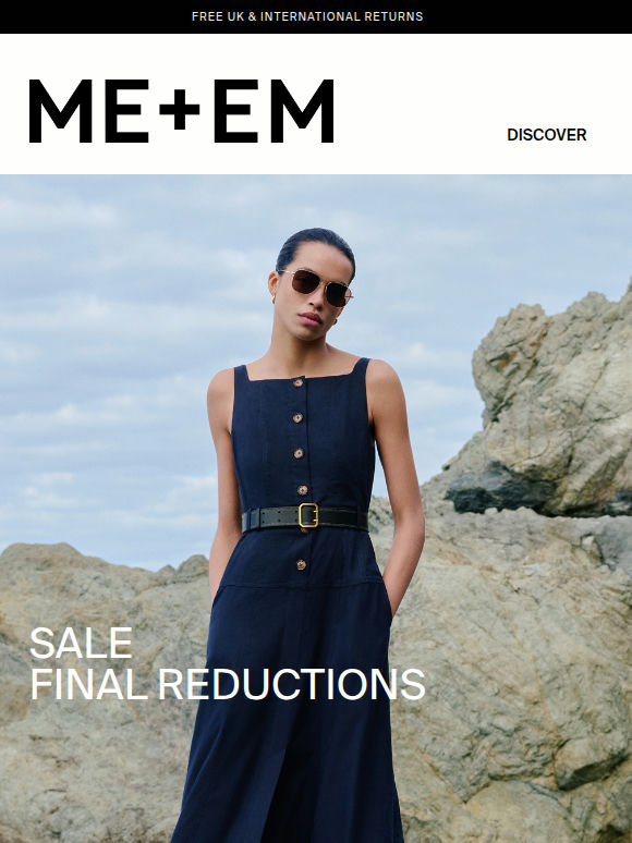 SALE | Final Reductions, Up to 60% Off