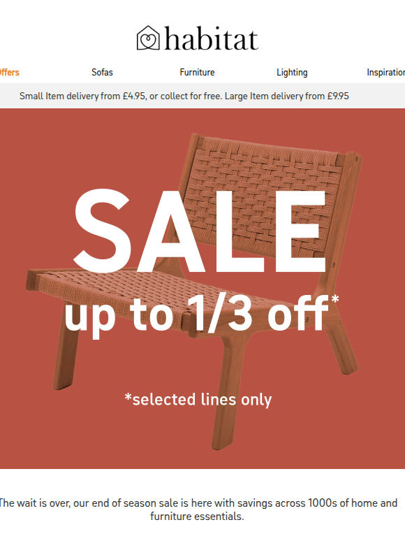The end of season sale is here