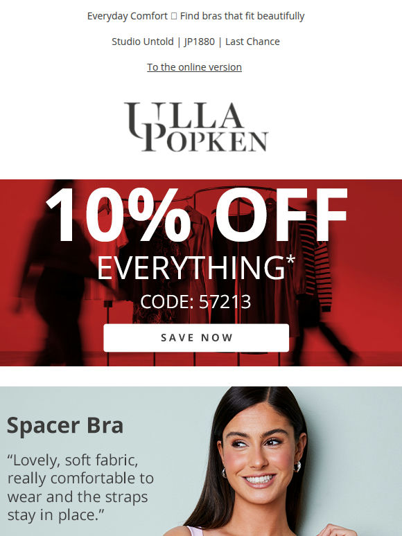 🔖 Your ticket for -10% off ALL items!
