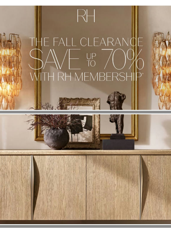 Enjoy Up to 70% Off Bedroom, Living, Outdoor & More. The Fall Clearance.