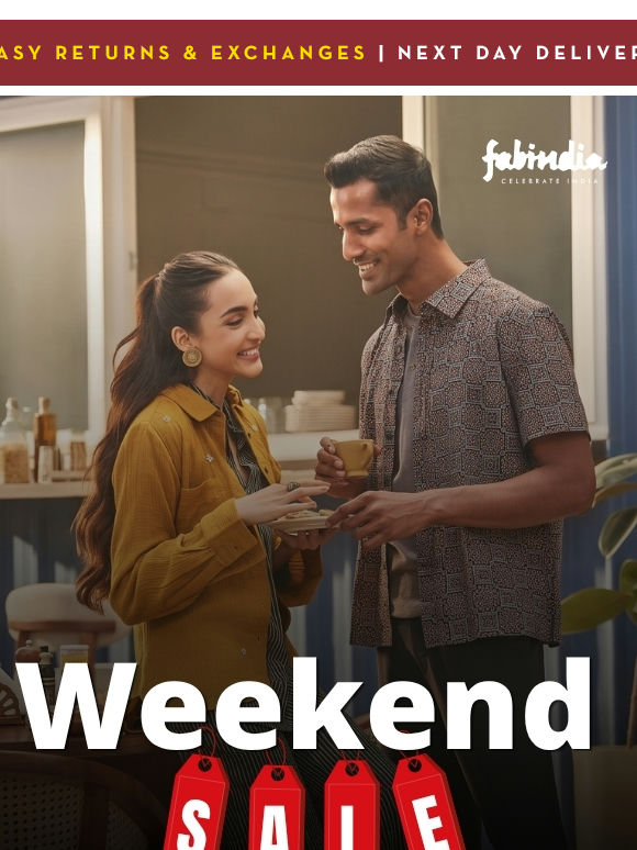 💃🏻 Celebrate with Weekend Deals!