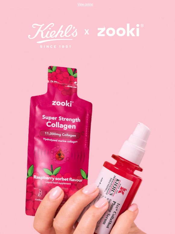 Kiehl's x Zooki: collagen, covered 🤝