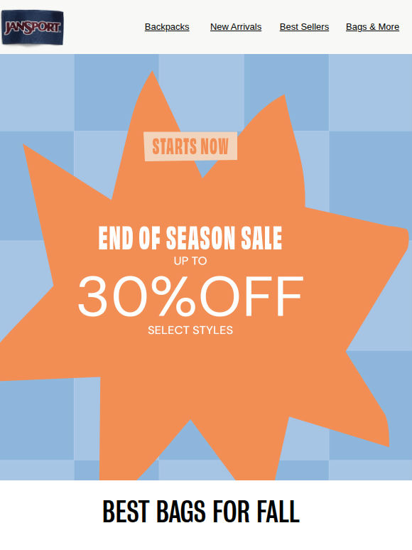 Up To 30% Off Fall's Best Bags🌟