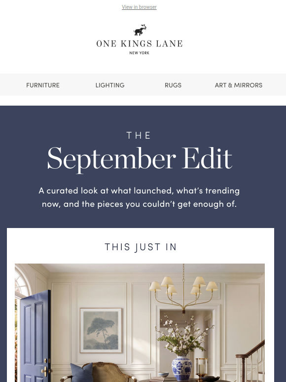 The September Edit — New Arrivals, Up to 50% Off Art & More