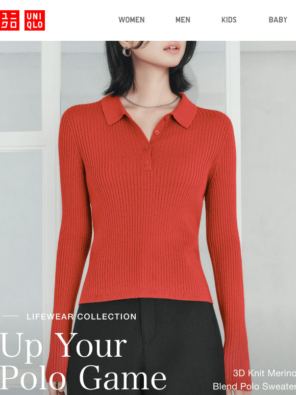 Knit polo sweaters for fall
