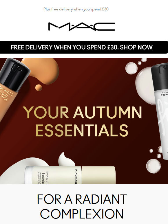 Your Autumn essentials are inside