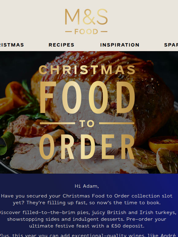 Have you sorted your Christmas food?