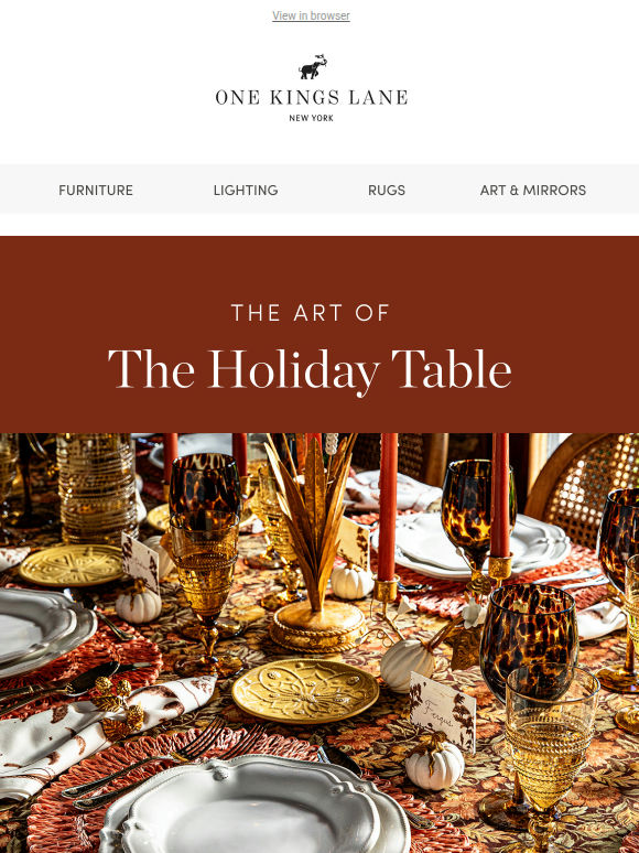 The Art of the Holiday Table — 5 Styling Tips From Our Designers