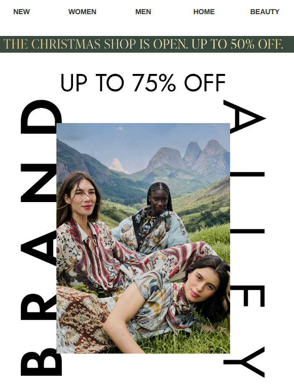 Selling Fast: FARM Rio | Shiseido, Missoni, True Religion, Triumph
