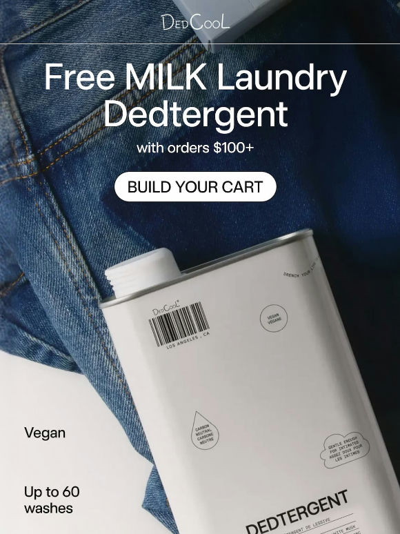 Free MILK Dedtergent 🫧
