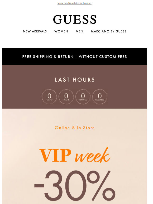 LAST HOURS | VIP WEEK 30% off + EXTRA -15%