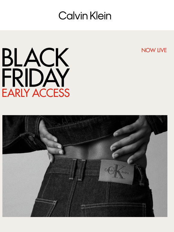 Now Live: Black Friday Early Access