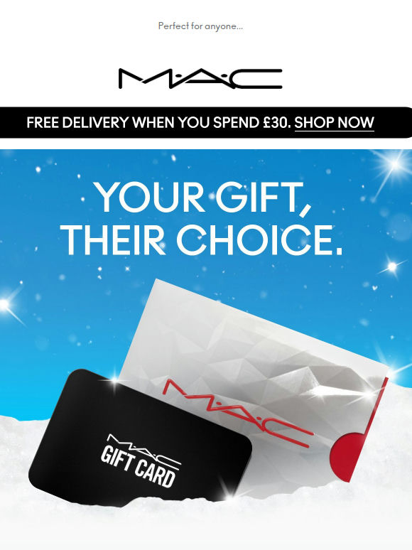 Give the gift of M·A·C 🖤