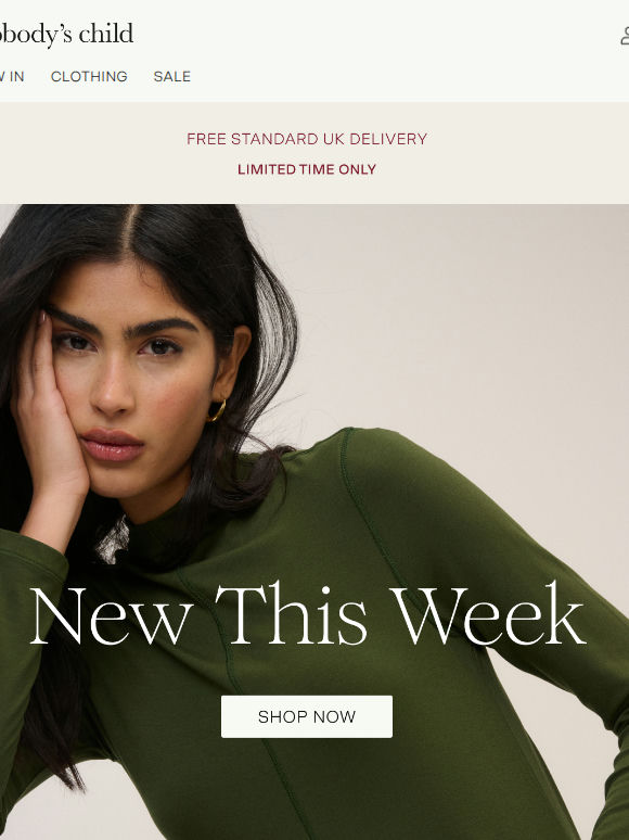 New this week. Wear it next week.