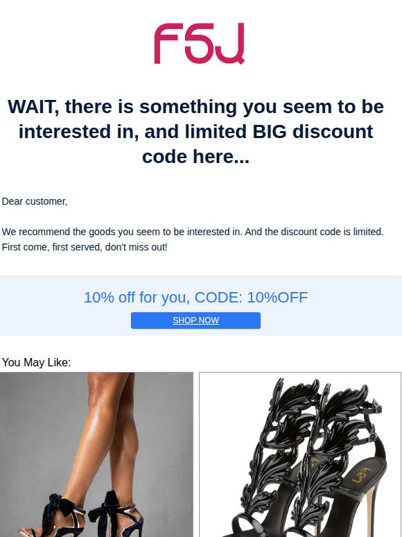 WAIT, there is something you seem to be interested in, and limited BIG discount code here...