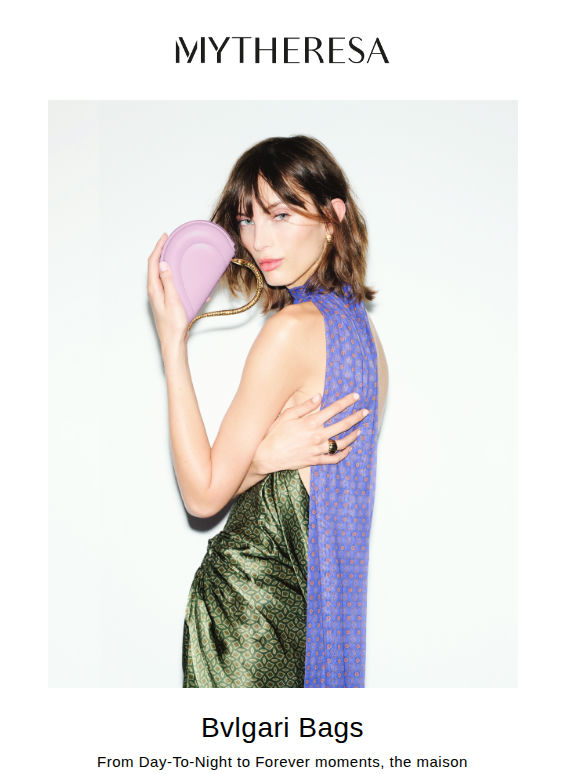 Now launching: exclusive Bvlgari bags