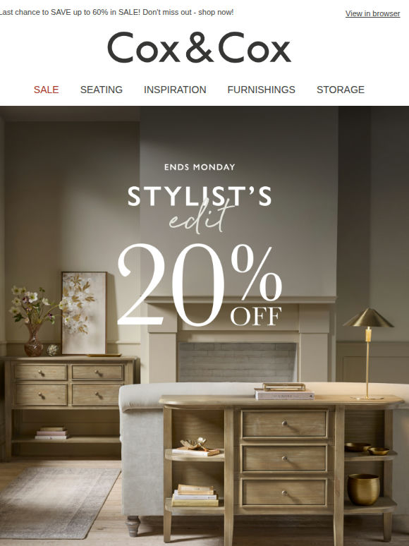 20% OFF this week’s Stylist Edit + Winter SALE ends tomorrow!