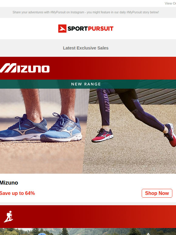 Mizuno - New Range | Waterproofs | Levi’s  | Colmar | X-Bionic Clothing | Up to 68% Off!